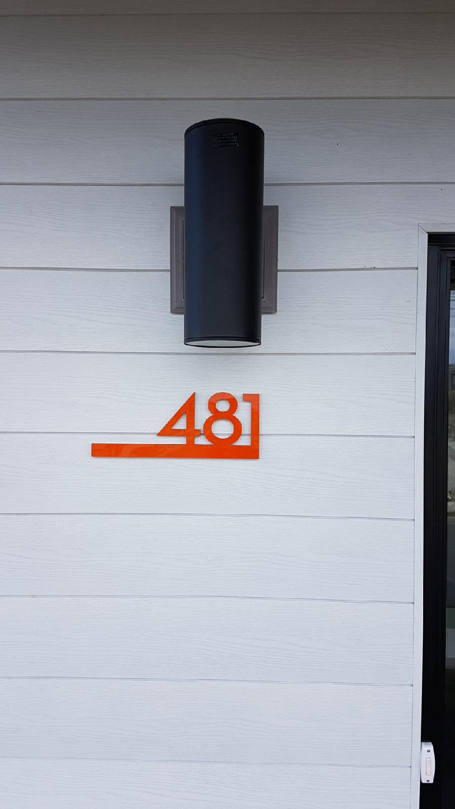 Underline House Numbers - LED Signs with Name / Address