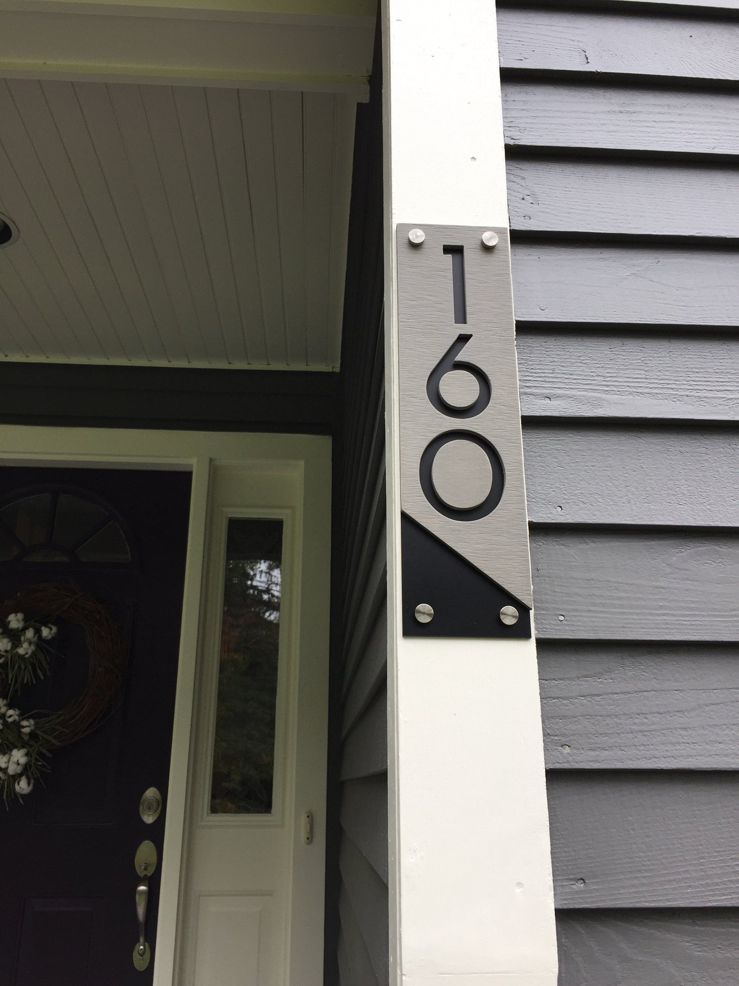 Concrete Address Plaque - Signs