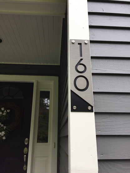 Concrete Address Plaque - Signs