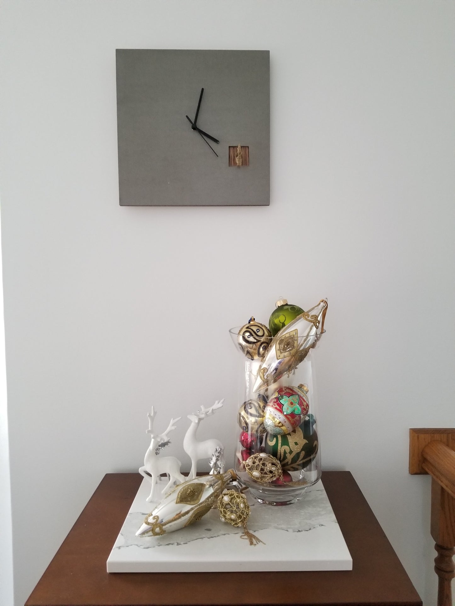 Concrete Wall Clocks Designs - Wire Bird