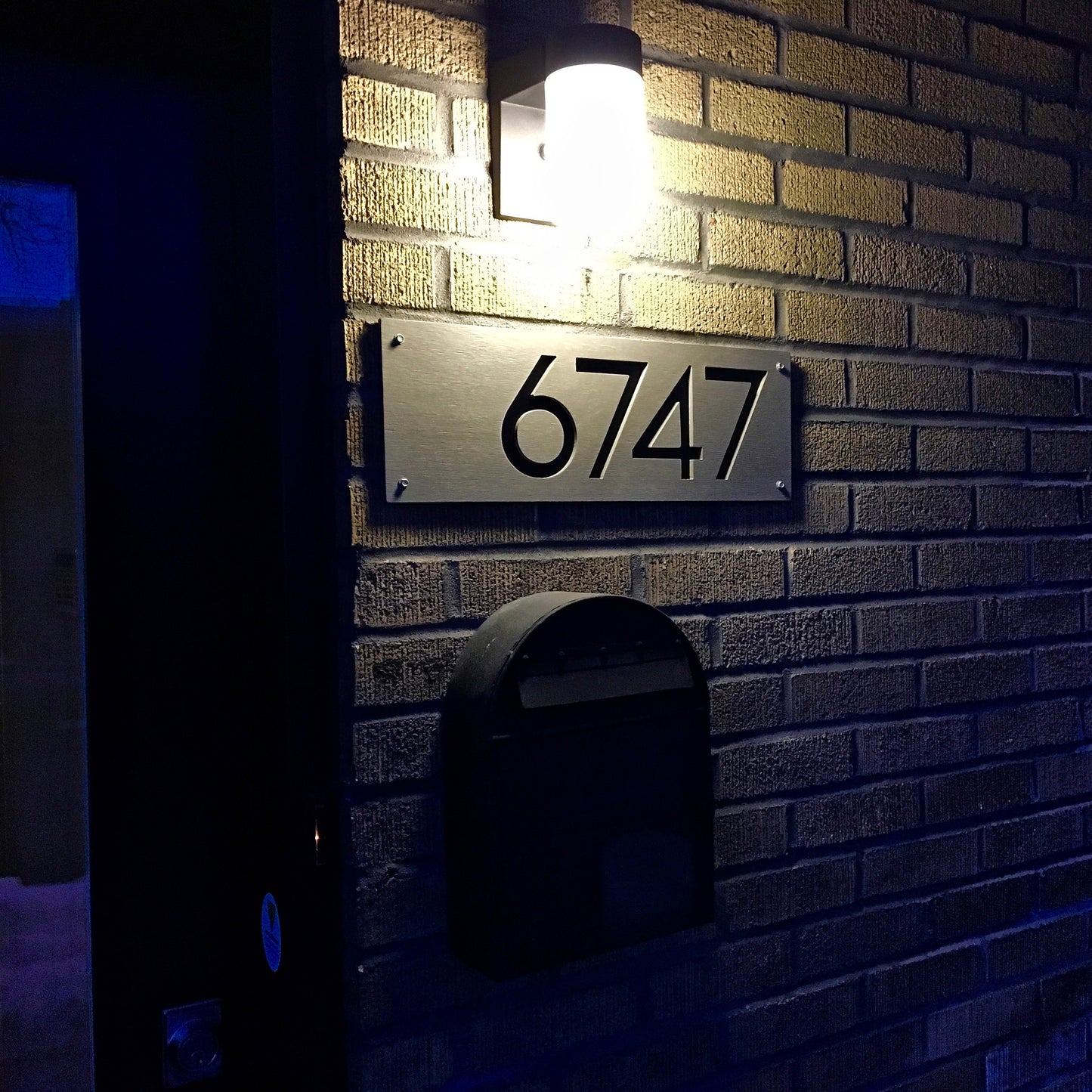 Concrete Address Plaque - Signs