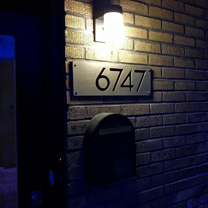 Concrete Address Plaque - Signs