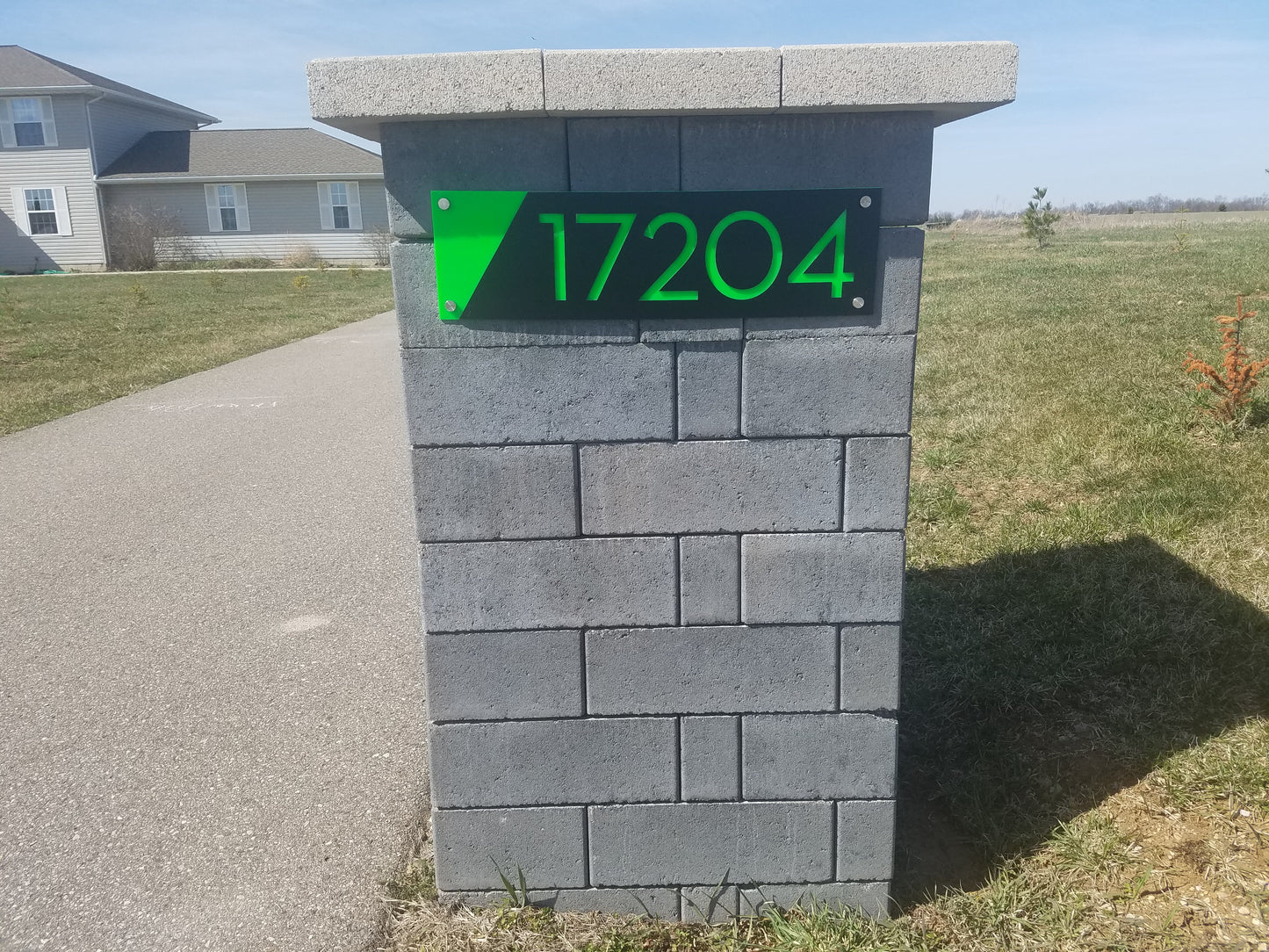 Acrylic Address Plaque - Signs