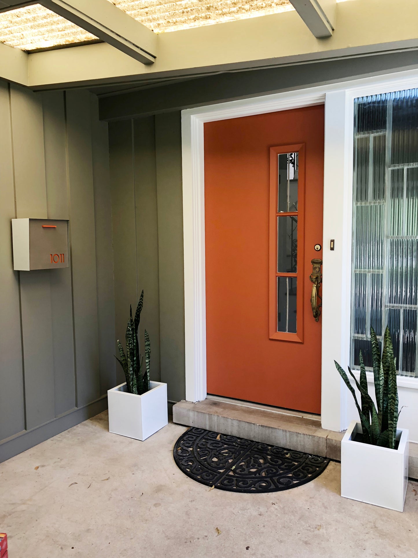 Type 1 - Wall Mounted Mailbox with Custom Door Styles & Body Colors