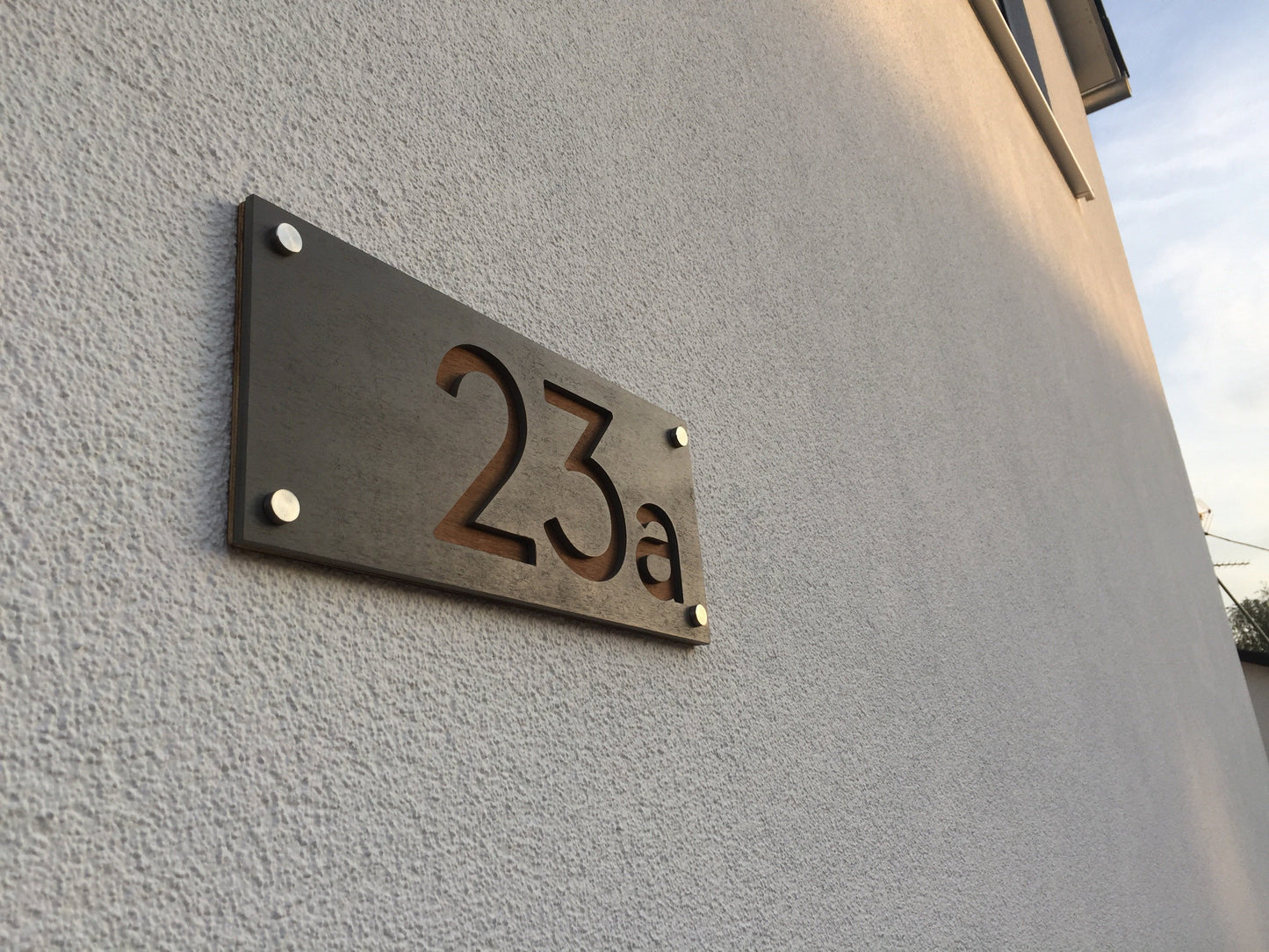 Concrete Address Plaque - Signs