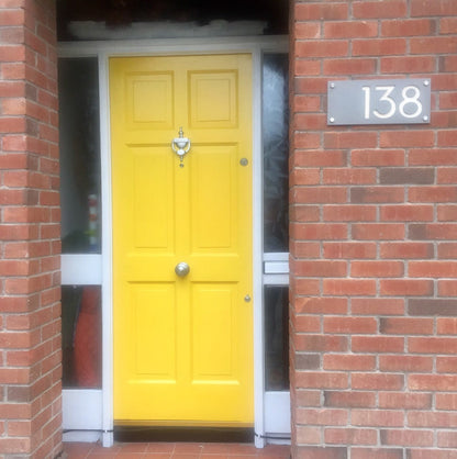 Concrete Address Plaque - Signs