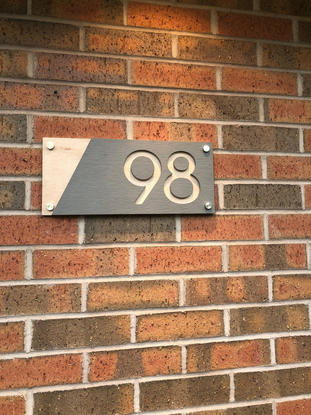 Concrete Address Plaque - Signs