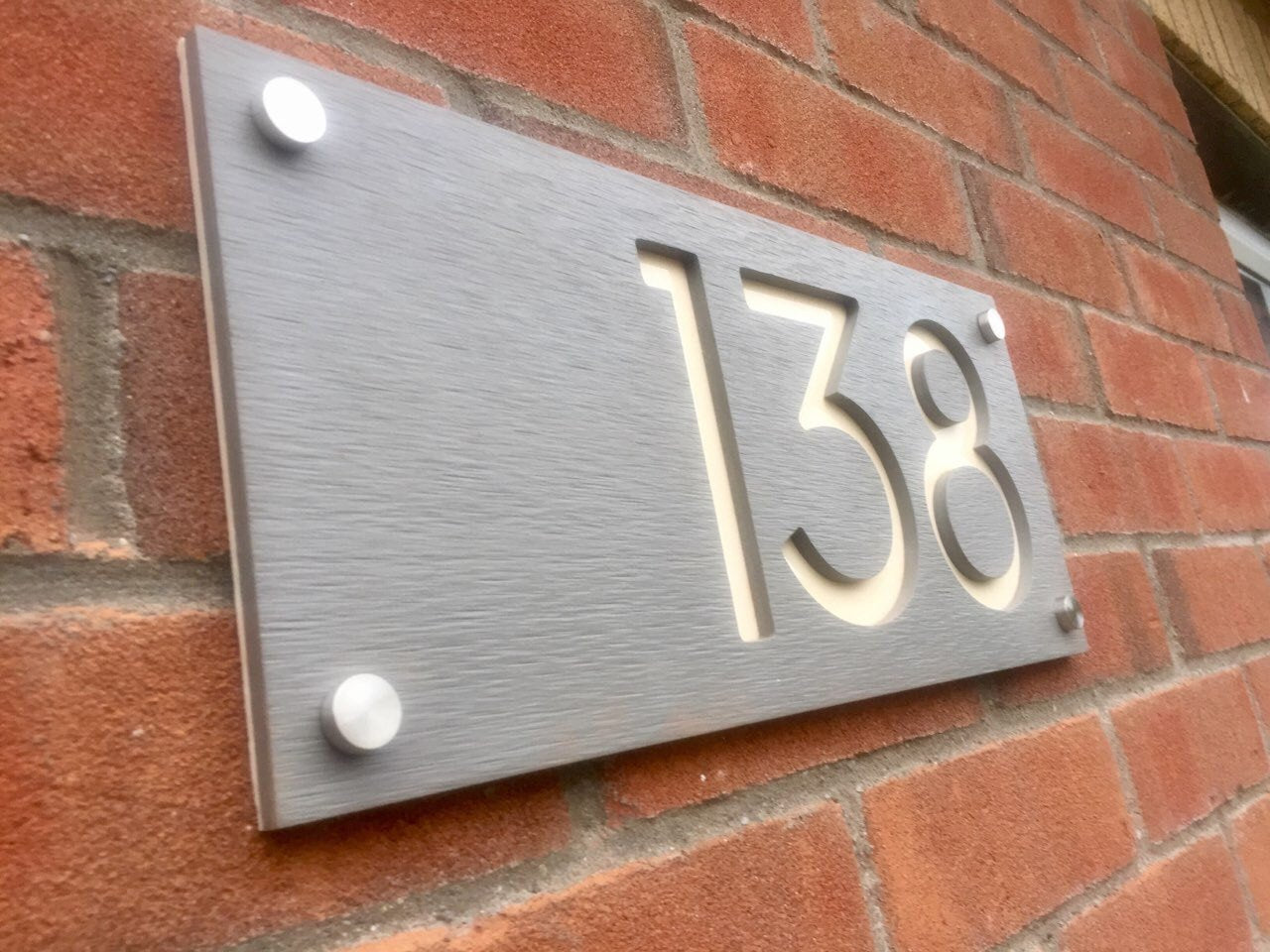 Concrete Address Plaque - Signs