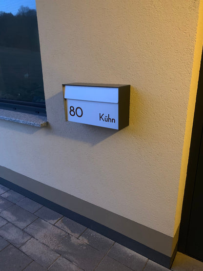 Modern Wall Mounted Mailbox Type 3