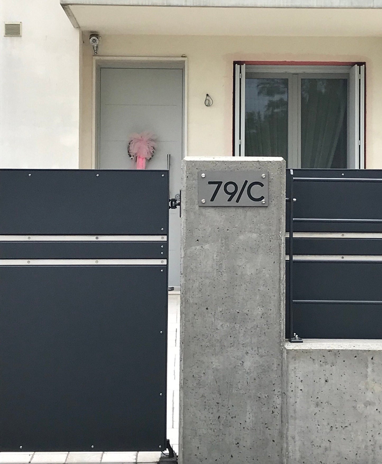 Concrete Address Plaque - Signs