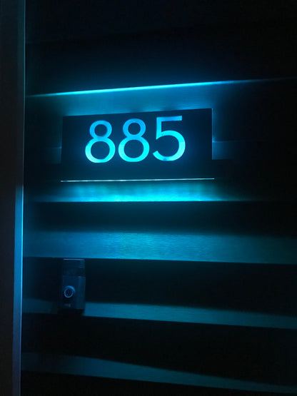 Wooden Illuminated Address Plaques