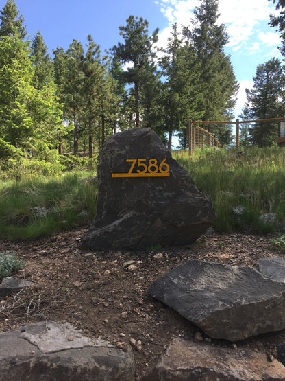 Underline House Numbers - LED Signs with Name / Address