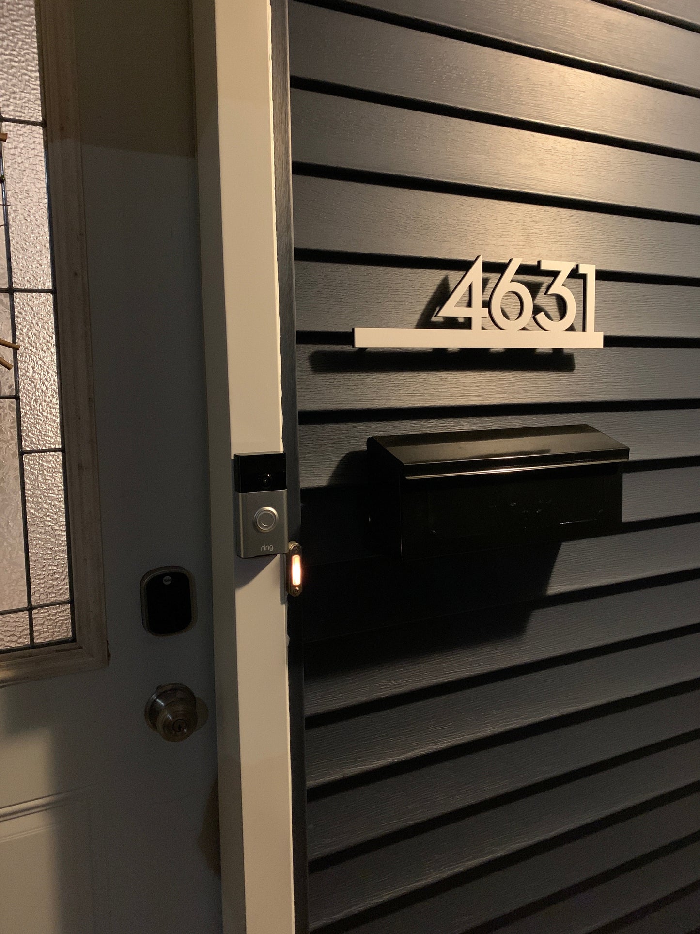Underline House Numbers - LED Signs with Name / Address