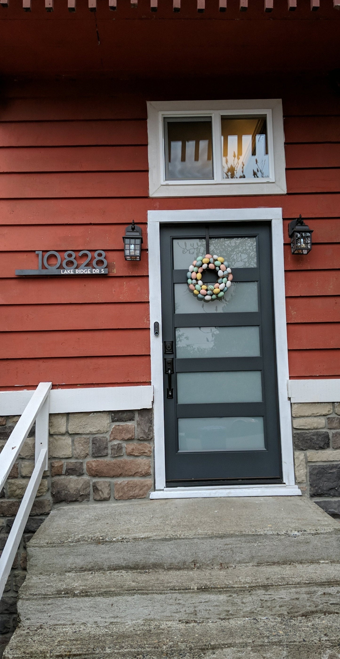 Underline House Numbers - LED Signs with Name / Address