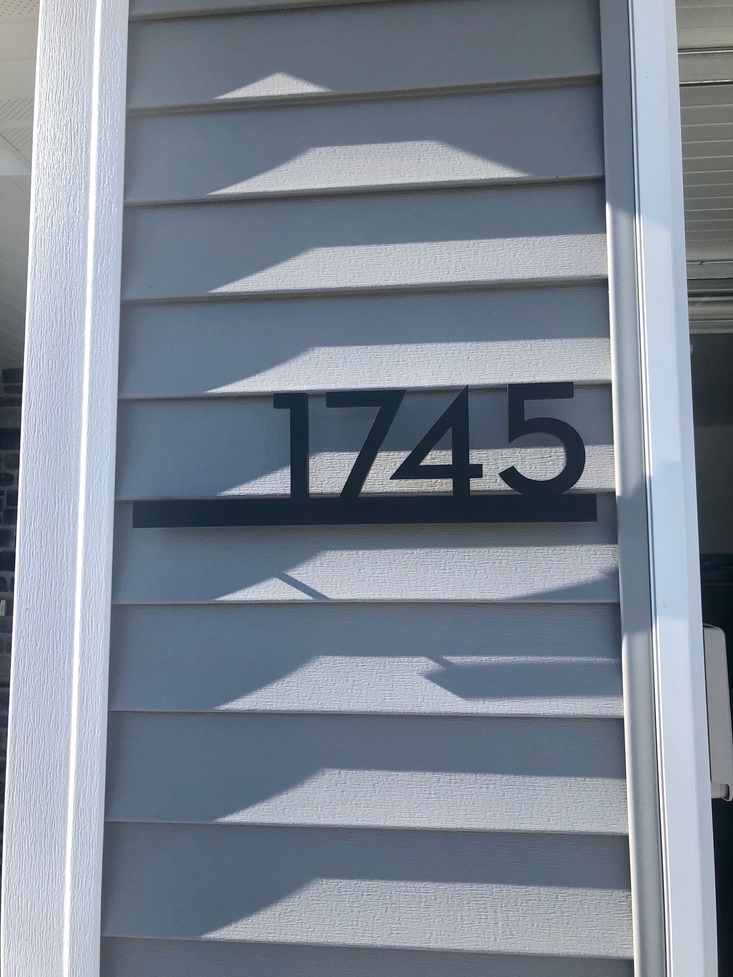 Underline House Numbers - LED Signs with Name / Address