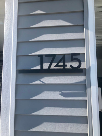 Underline House Numbers - LED Signs with Name / Address
