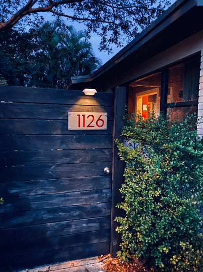Concrete Address Plaque - Signs