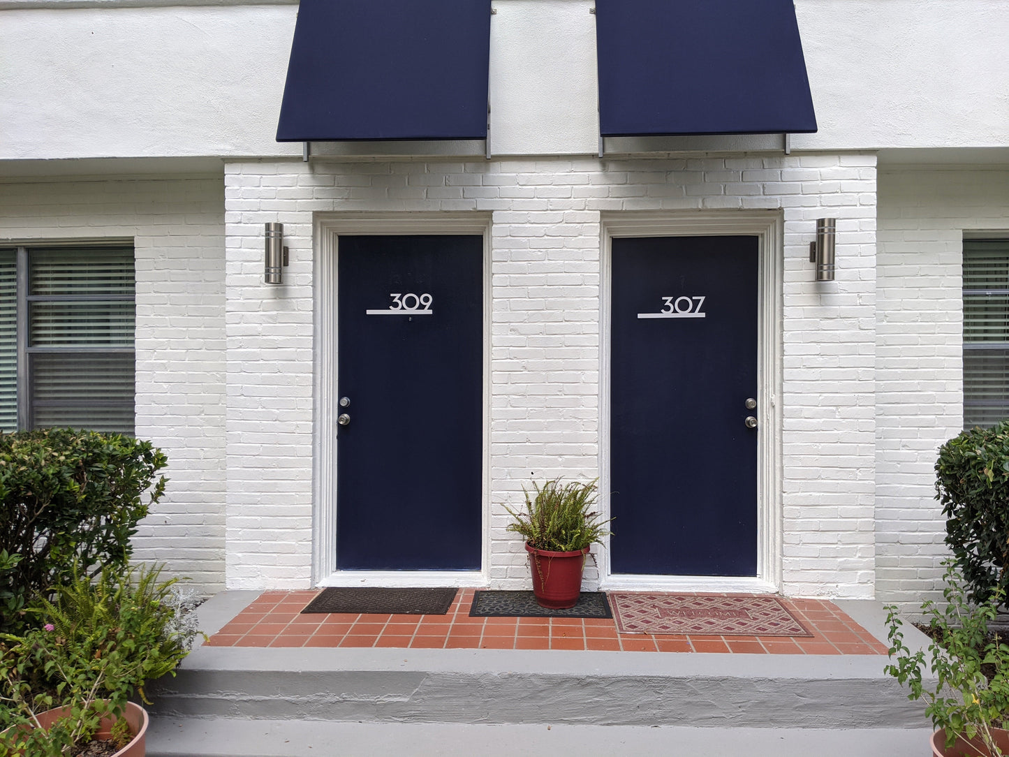 Underline House Numbers - LED Signs with Name / Address