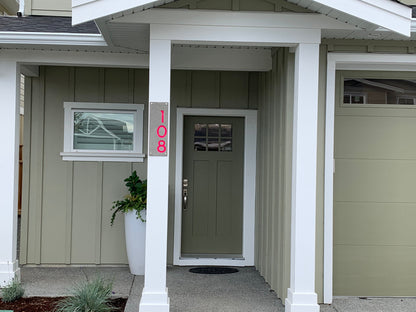 Concrete Address Plaque - Signs