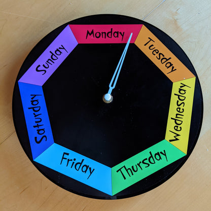 Day of The Week Clocks