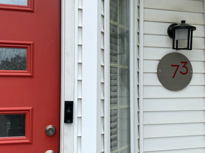 Concrete Address Plaque - Signs