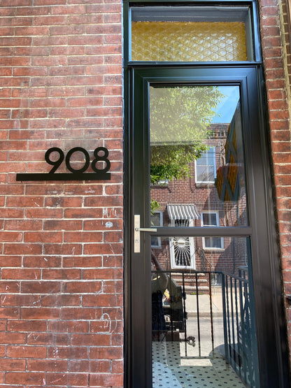 Underline House Numbers - LED Signs with Name / Address