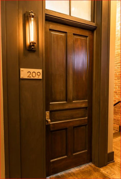 Concrete Address Plaque - Signs