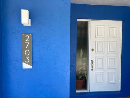 Concrete Address Plaque - Signs