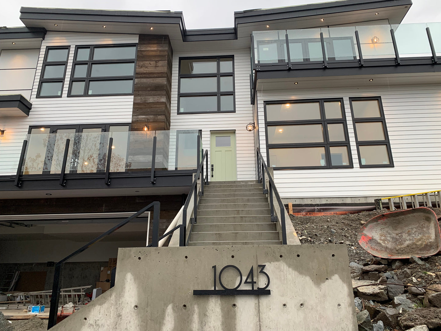 Underline House Numbers - LED Sign ( Font Options )
