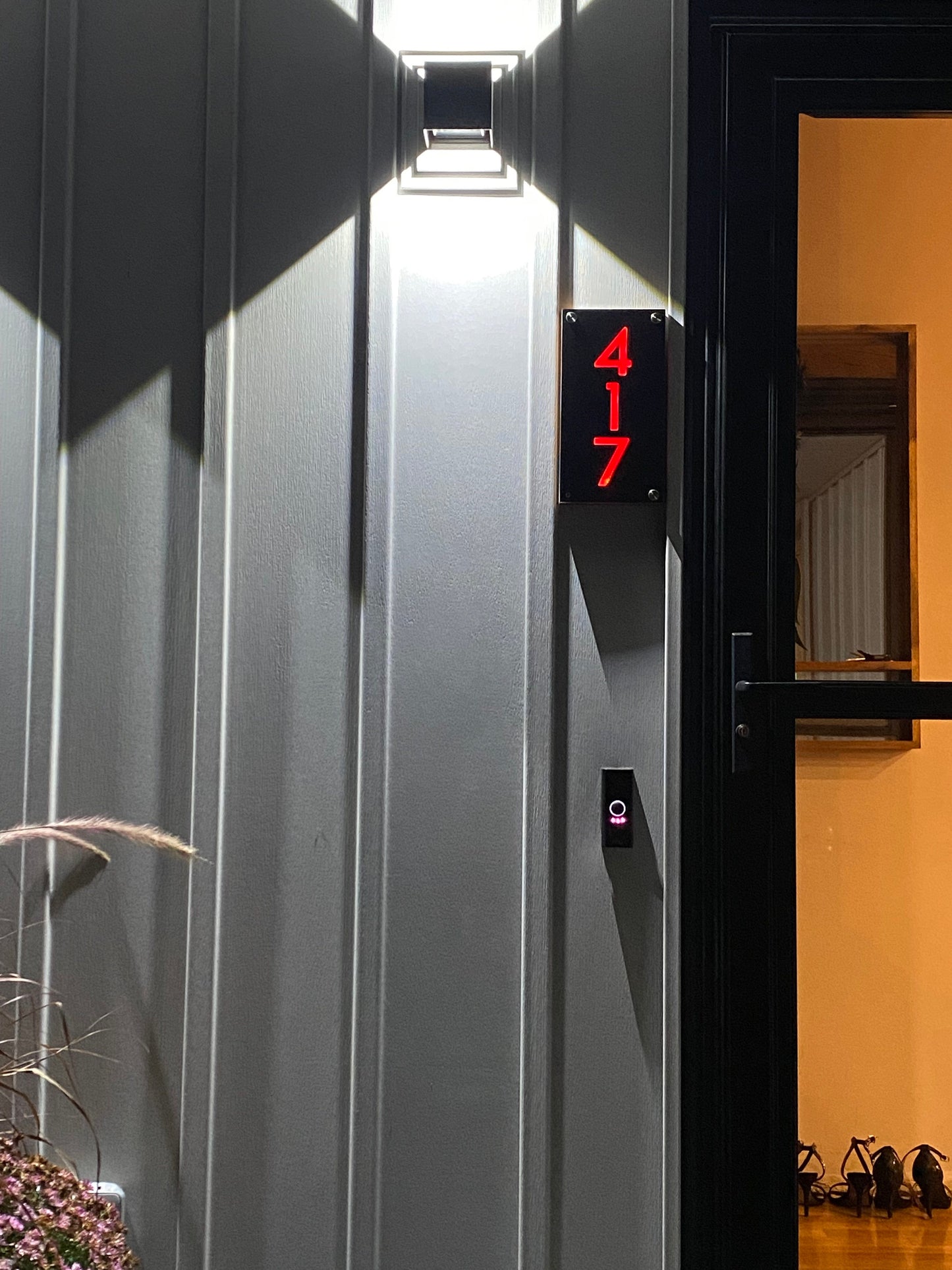 Wooden Illuminated Address Plaques