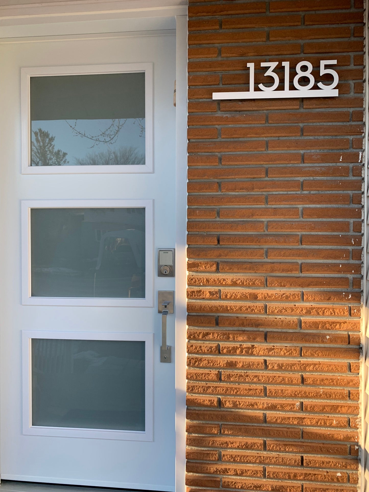 Underline House Numbers - LED Signs with Name / Address