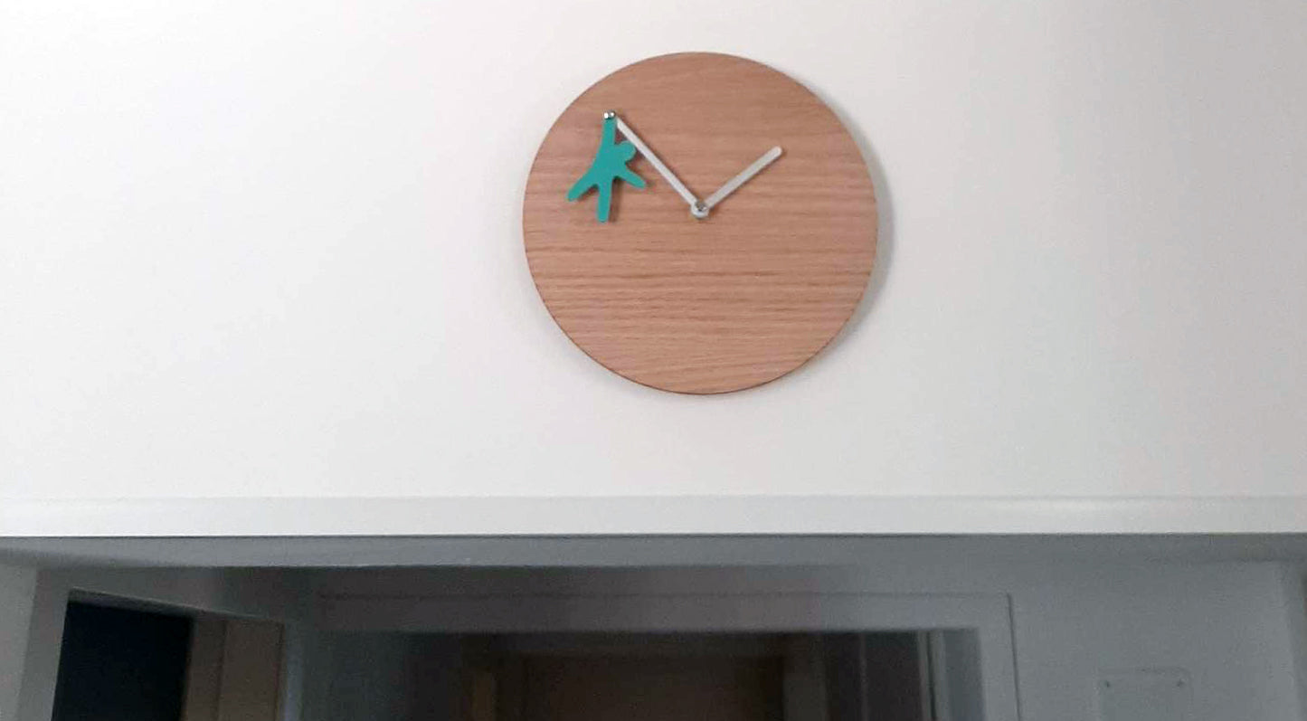 Hanging in Time Wall Clock