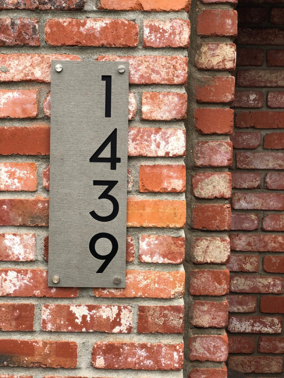 Concrete Address Plaque - Signs