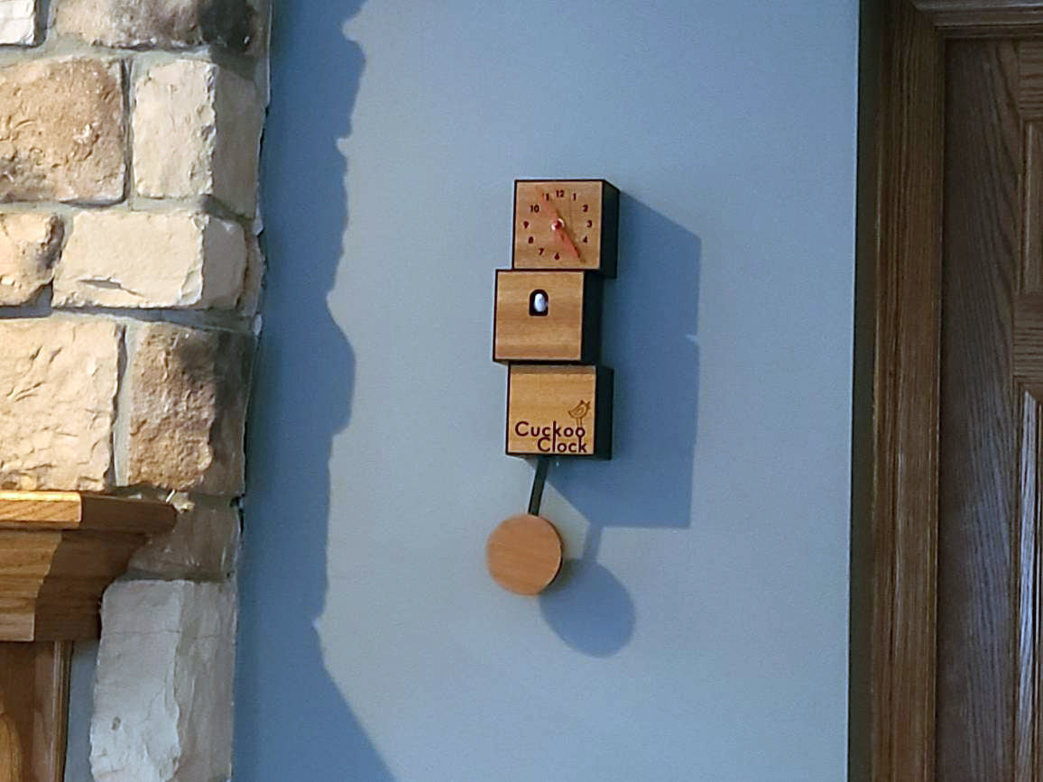 Cuckoo Clock City Three Story - Modern Cuckoo Bird Clock