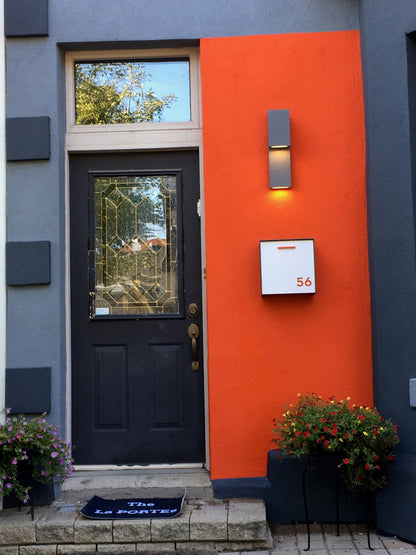 Type 1 - Wall Mounted Mailbox with Custom Door Styles & Body Colors