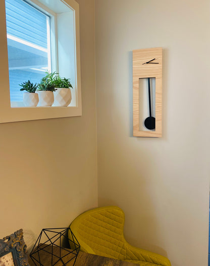 Bluntly Plywood Grandfather Pendulum - Wall Clock / Table Clock