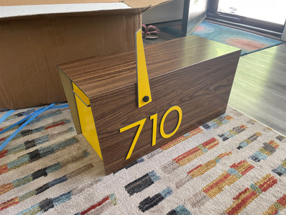Modern Post Mounted Mailbox  - Contemporary Post Mounted Mailbox Type 4