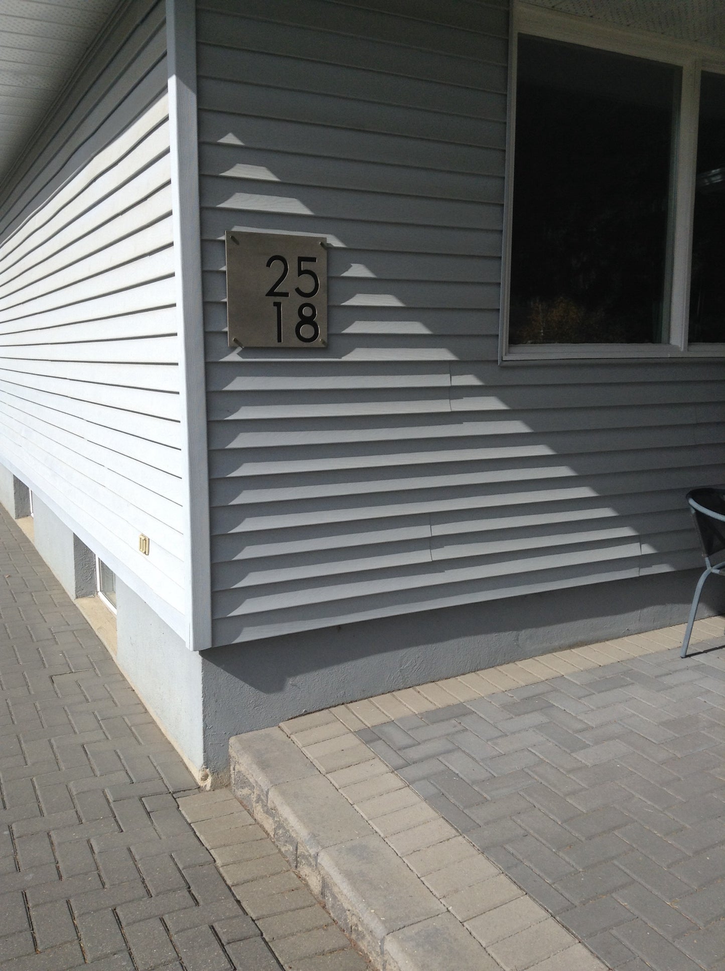 Concrete Address Plaque - Signs