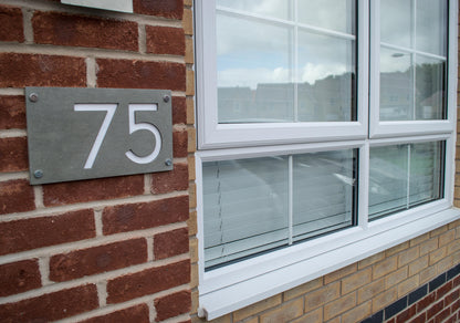 Concrete Address Plaque - Signs