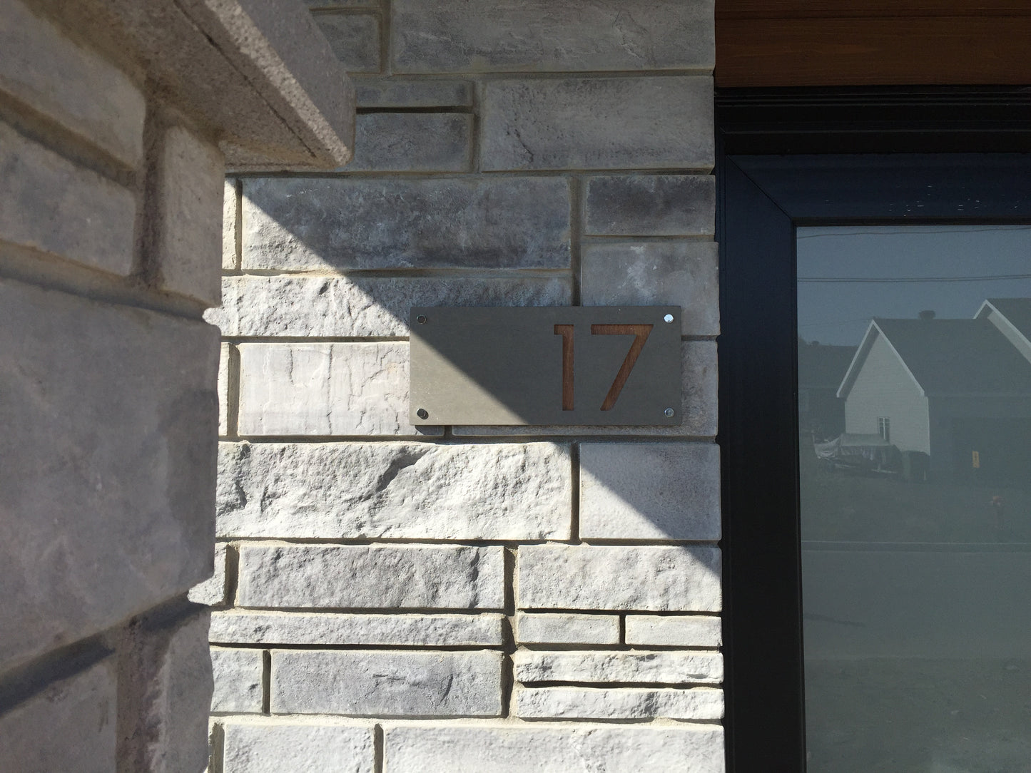 Concrete Address Plaque - Signs