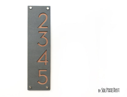 Concrete Address Plaque - Signs