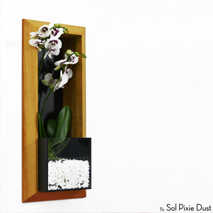 The "Living Frame" - Iroko Wood Planter