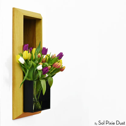The "Living Frame" - Iroko Wood Planter