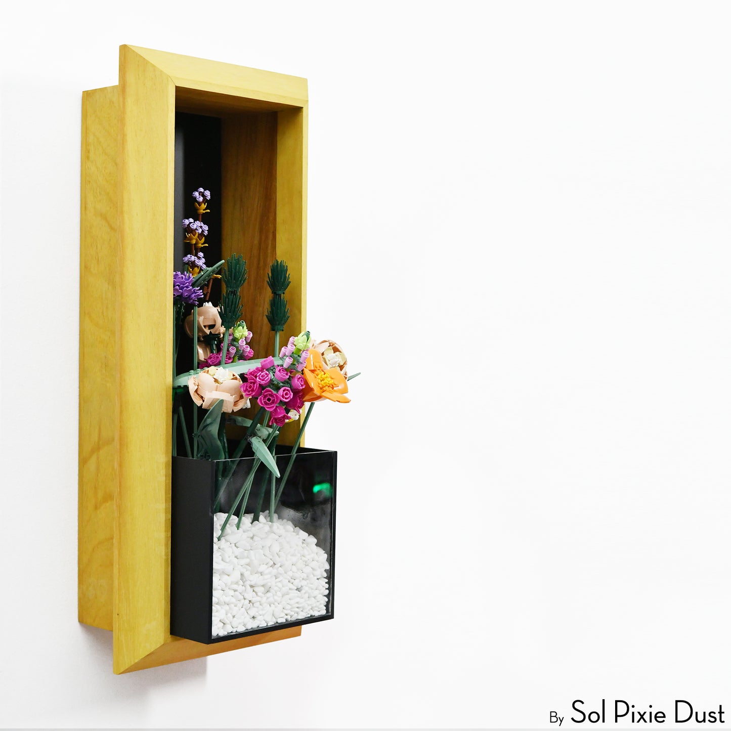 The "Living Frame" - Iroko Wood Planter