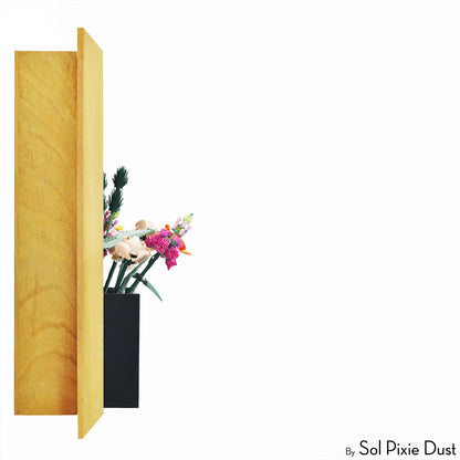 The "Living Frame" - Iroko Wood Planter