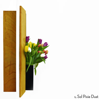 The "Living Frame" - Iroko Wood Planter
