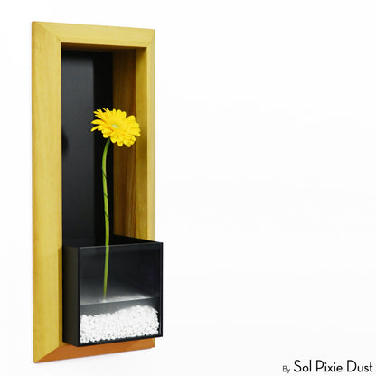 The "Living Frame" - Iroko Wood Planter