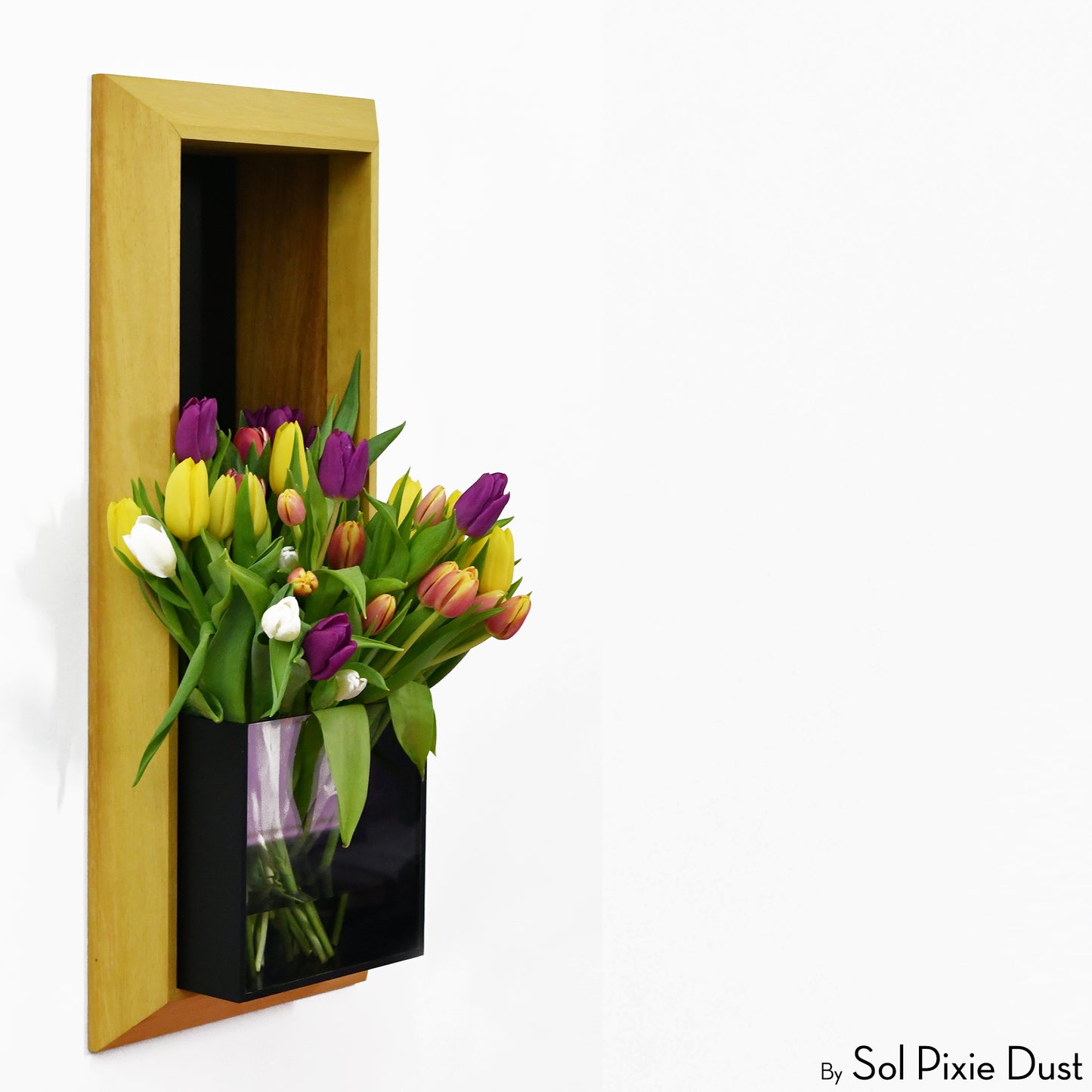 The "Living Frame" - Iroko Wood Planter