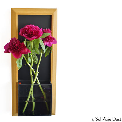 The "Living Frame" - Iroko Wood Planter