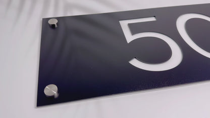 Acrylic Address Plaque - Signs